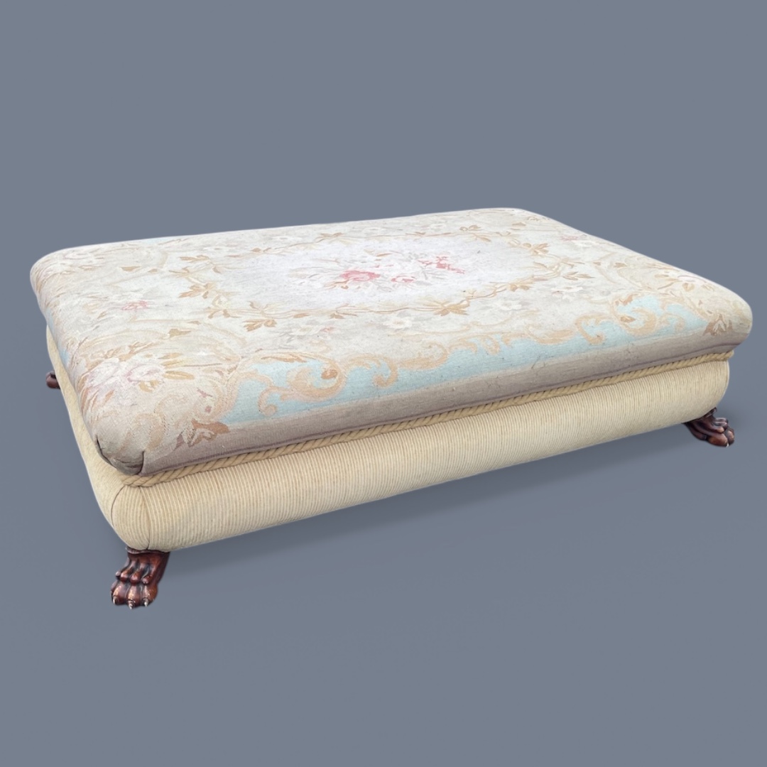 Day bed coffee table with obusson fabric