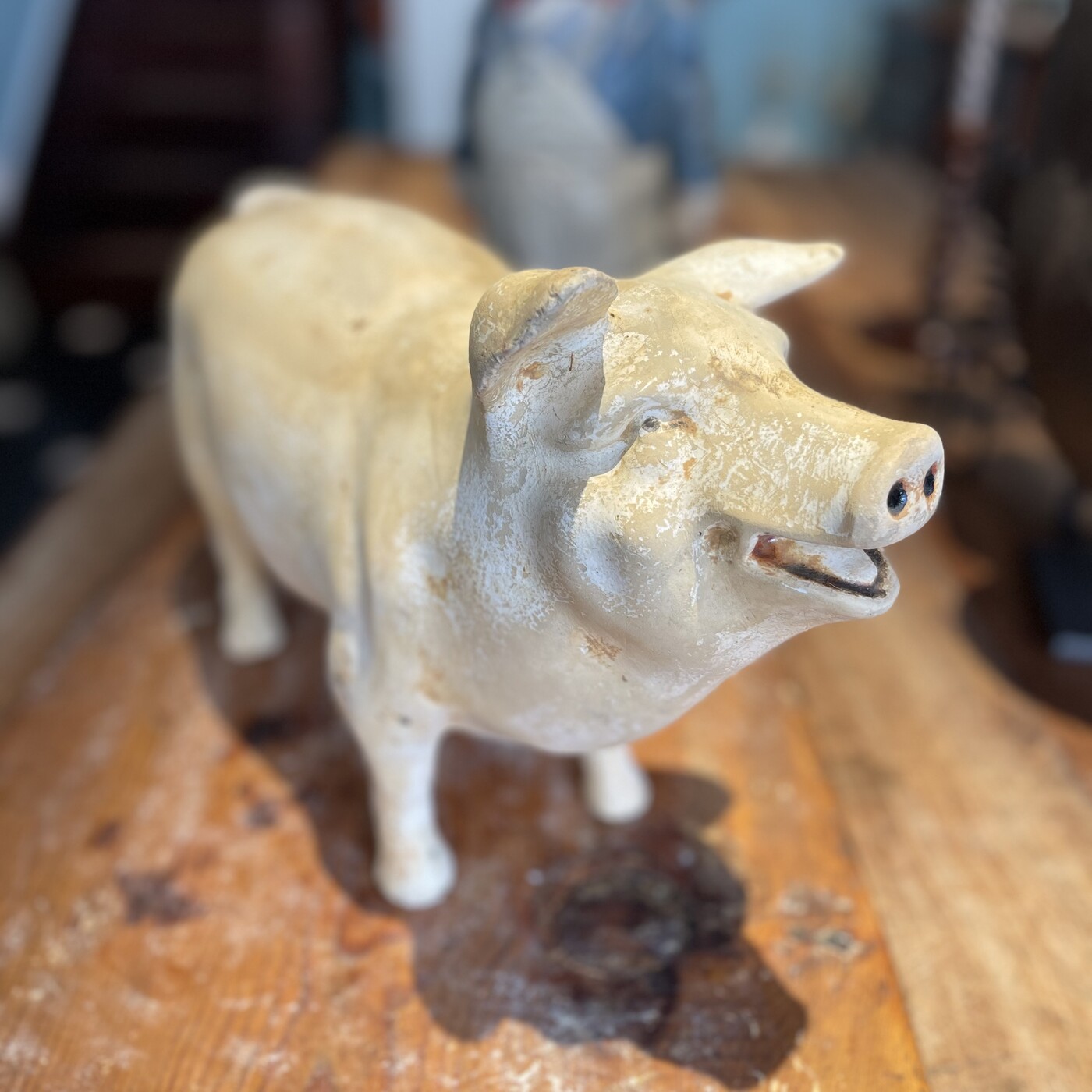 Terracotta pig , late 19th century