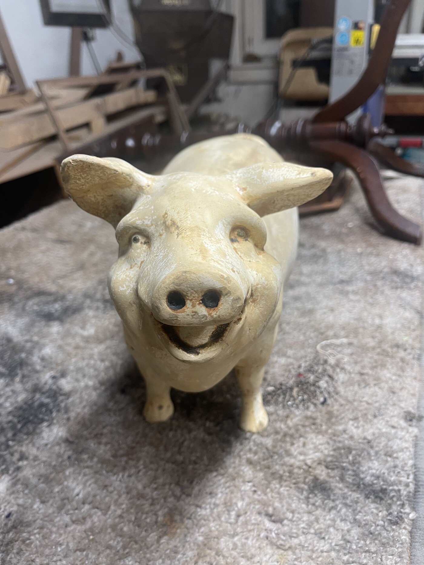 Terracotta pig , late 19th century