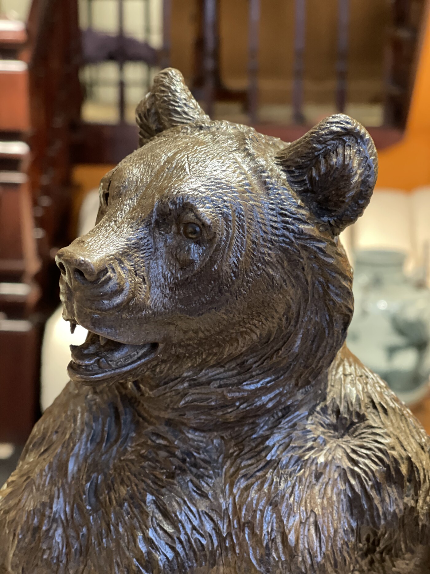 Wooden bear black forest 